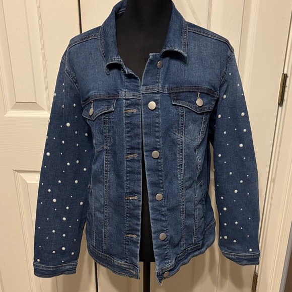 Westport Plus Denim Jean Jacket - Picture 1 of 10
